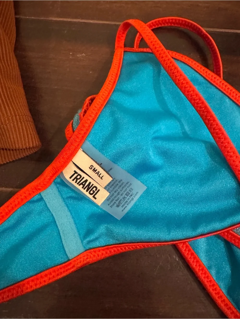 triangl swimwear Sofi- Azure Sparkle Halter bikini set